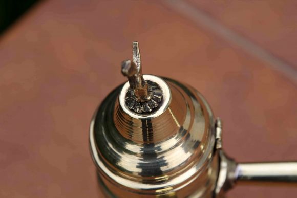 Необычная красивая антикварная турка. Европа. Начало 20 века