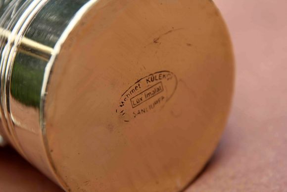 Необычная красивая антикварная турка. Европа. Начало 20 века