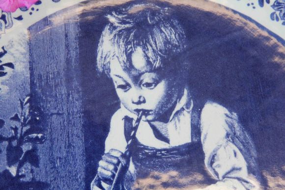 Замечательная тарекла "Ученик". Delfts. Оригинал. Идеальное состояние