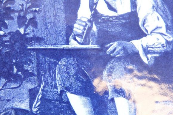 Замечательная тарекла "Ученик". Delfts. Оригинал. Идеальное состояние