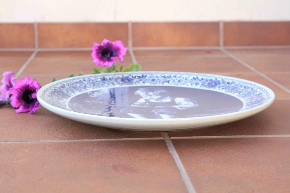 Замечательная тарекла "Ученик". Delfts. Оригинал. Идеальное состояние