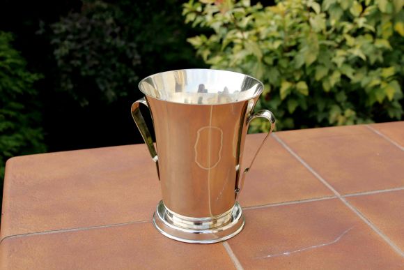 Серебреное ведро-кулер для шампанского или\и льда