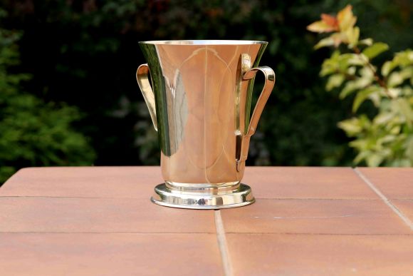 Серебреное ведро-кулер для шампанского или\и льда