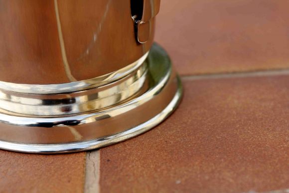 Серебреное ведро-кулер для шампанского или\и льда