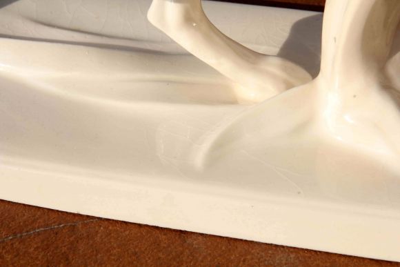 Фарфоровая статуэтка KARL ENS "Бегущие борзые. Европа. Начало 20 века