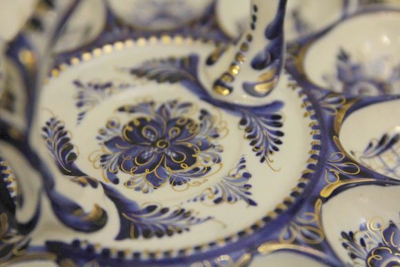 Подставка для яиц гжель. Россия. Начало 20 века