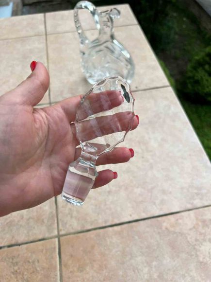 Хрустальный узкий графин