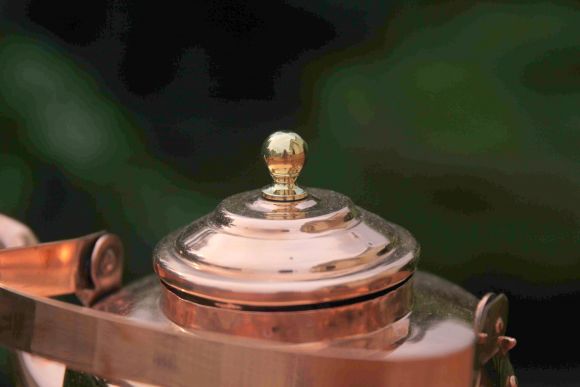 Старинный скандинавский чайник из меди полированный. OPA Helsinki