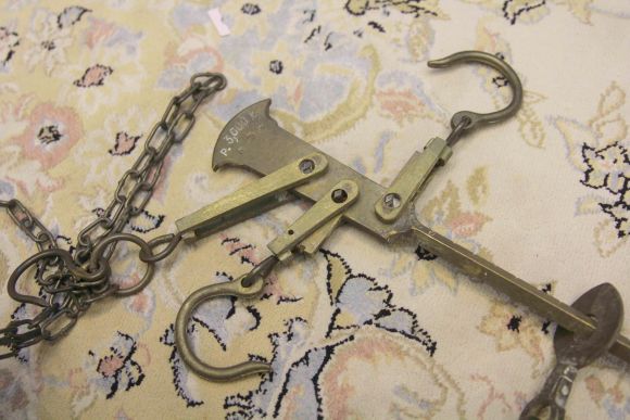 Необычные антикварные весы. Европа. Начало 20 века