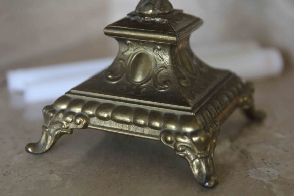 Роскошный старинный канделябр на 5 свечей