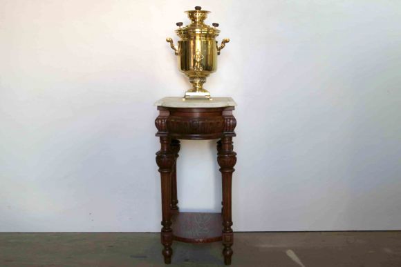 Антикварный мраморный столик. Россия. Начало 20 в.