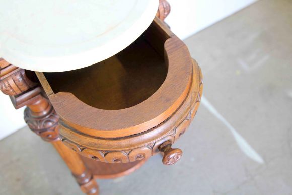 Антикварный мраморный столик. Россия. Начало 20 в.