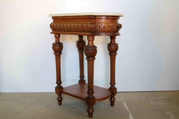 Антикварный мраморный столик. Россия. Начало 20 в.