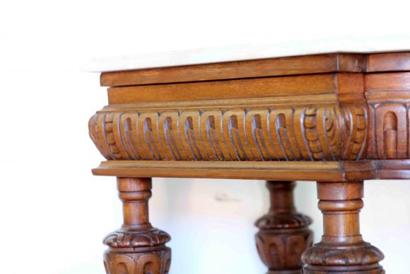 Антикварный мраморный столик. Россия. Начало 20 в.