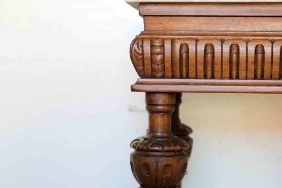 Антикварный мраморный столик. Россия. Начало 20 в.