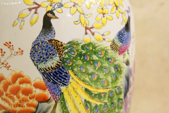 Огромная винтажная ваза ручной работы