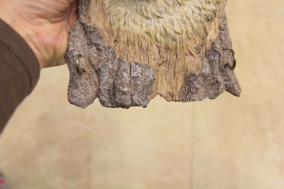 Объемное настенное панно волк. Европа. Середина 20 века