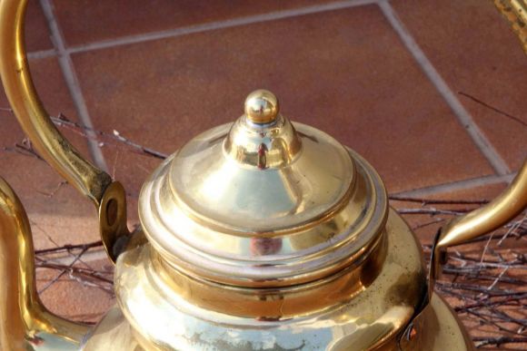 Латунный чайник старинной бельгийской фирмы Dinanderie BIETTLOT