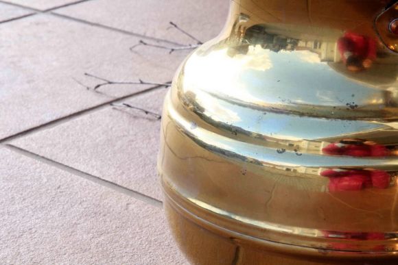 Латунный чайник старинной бельгийской фирмы Dinanderie BIETTLOT