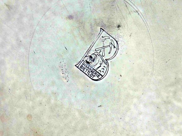 Латунный чайник старинной бельгийской фирмы Dinanderie BIETTLOT