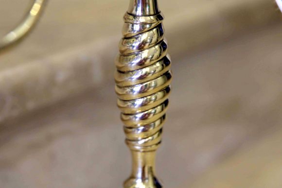 Роскошный латунный канделябр на 5 свечей