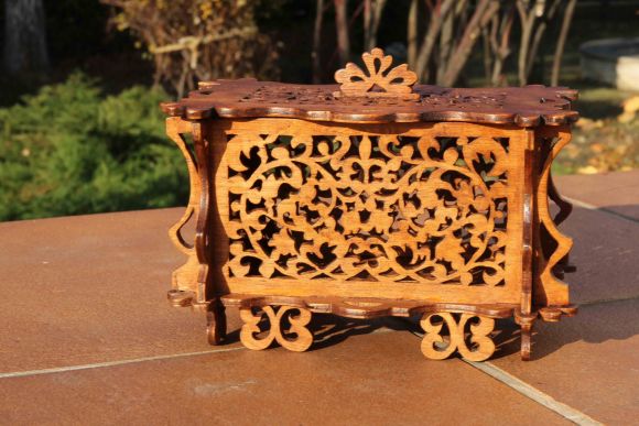 Ажурная винтажная шкатулочка. Европа. Начало 20 века