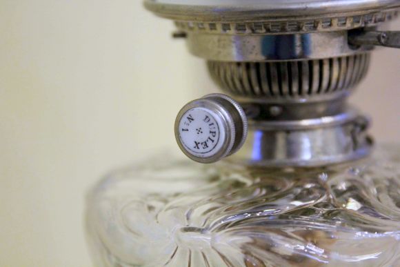 Невероятная потрясающая лампа колонна. Европа. Конец 19 века