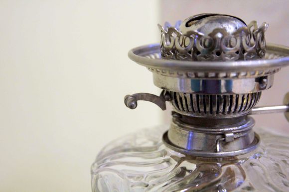 Невероятная потрясающая лампа колонна. Европа. Конец 19 века