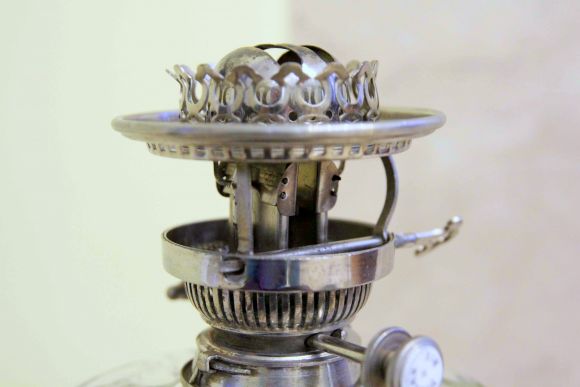 Невероятная потрясающая лампа колонна. Европа. Конец 19 века