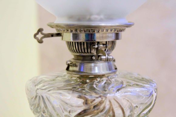 Невероятная потрясающая лампа колонна. Европа. Конец 19 века