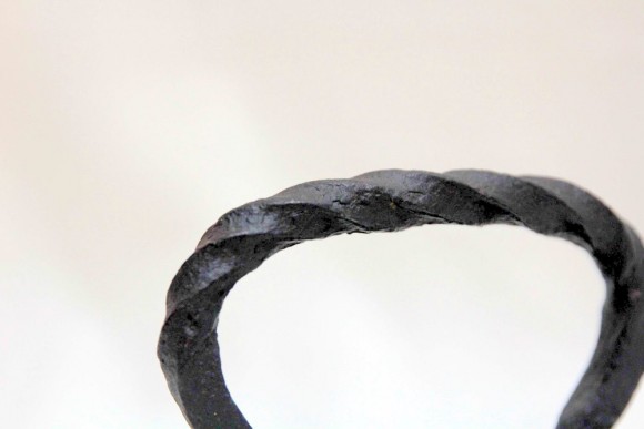 Старый утюг из черного металла. Монолитный. Россия. Начало 20 вв