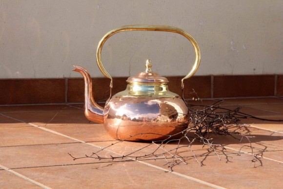 Медно-Латунный чайник в восхитительном состоянии