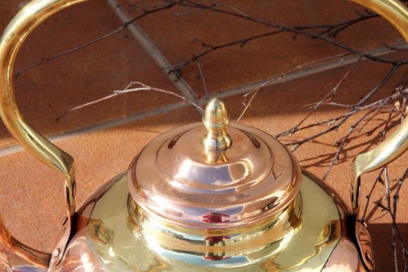 Медно-Латунный чайник в восхитительном состоянии