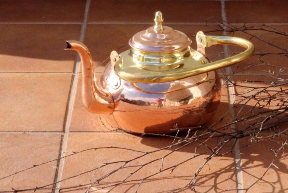 Медно-Латунный чайник в восхитительном состоянии