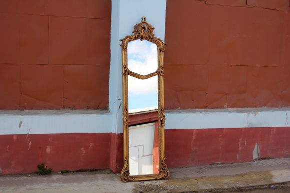 Зеркало золоченое в полный рост