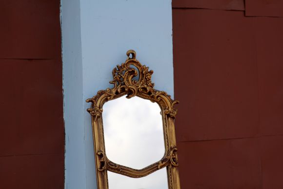 Зеркало золоченое в полный рост