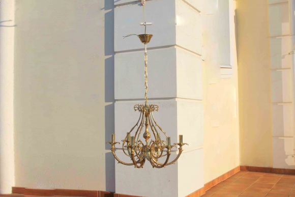 Красивая винтажная люстра из Италии. Европа. Середина 20 века