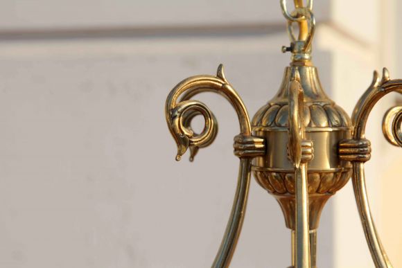 Красивая винтажная люстра из Италии. Европа. Середина 20 века