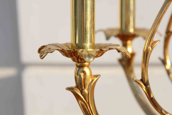 Красивая винтажная люстра из Италии. Европа. Середина 20 века