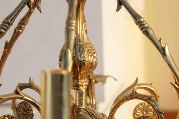 Красивая винтажная люстра из Италии. Европа. Середина 20 века