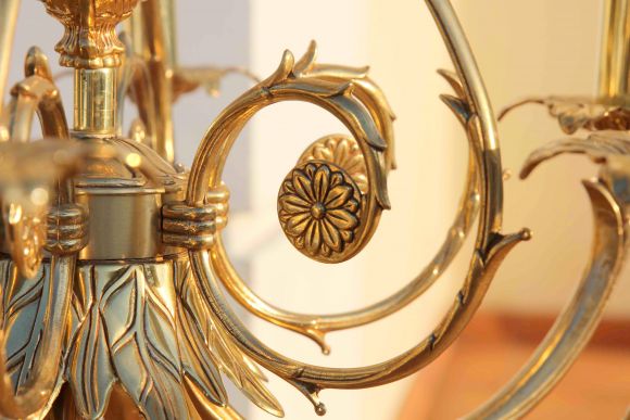 Красивая винтажная люстра из Италии. Европа. Середина 20 века