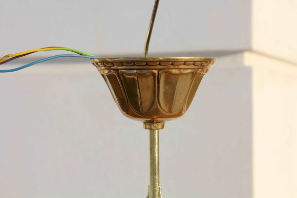 Красивая винтажная люстра из Италии. Европа. Середина 20 века