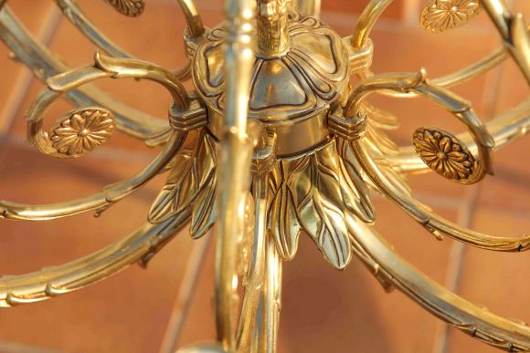 Красивая винтажная люстра из Италии. Европа. Середина 20 века