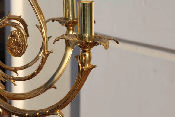 Красивая винтажная люстра из Италии. Европа. Середина 20 века