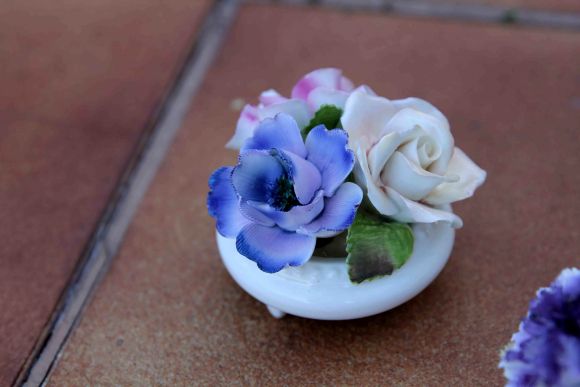 Цветочная композиция, очарование английских фарфоровых роз.