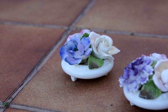 Цветочная композиция, очарование английских фарфоровых роз.