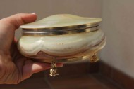 Волшебная Каменная шкатулочка из оникса. Идеальное состояние