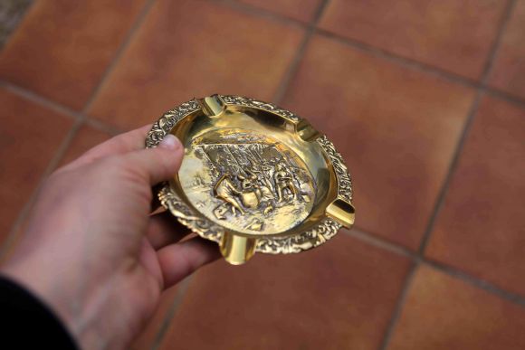 Круглая пепельница на 5 сигар. Голландия