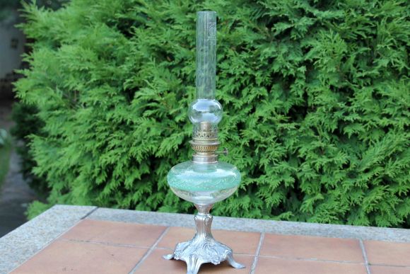 Старинная керосиновая лампа «Kosmos – Brenner», Франция, нач. 20 в.