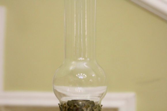 Старинная, редкой красоты керосиновая лампа.  "IDEAL 15. PRIMA I. BERLIN" 